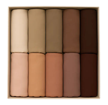 Georgette Chiffon Hijab - Bundle of 10