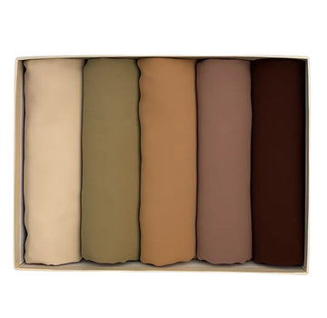 Georgette Chiffon Hijab - Bundle of 5