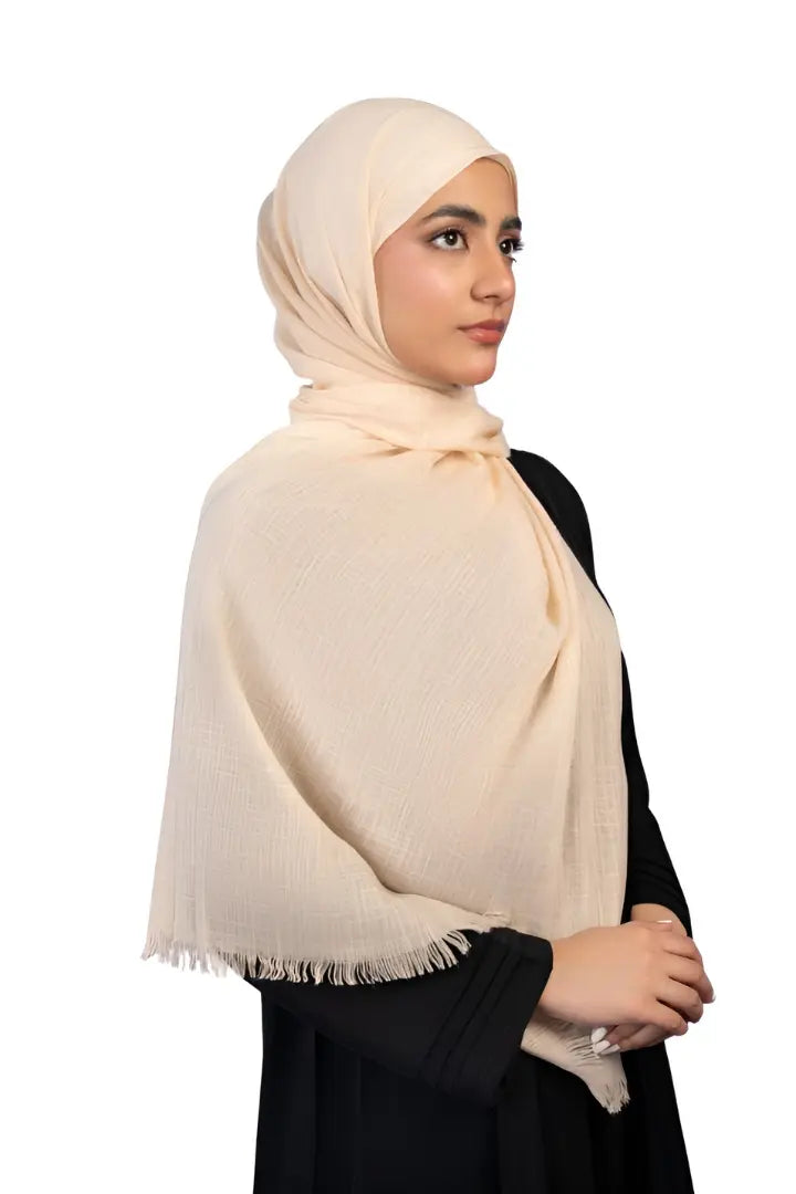 Turkish Lawn Hijab - Beige