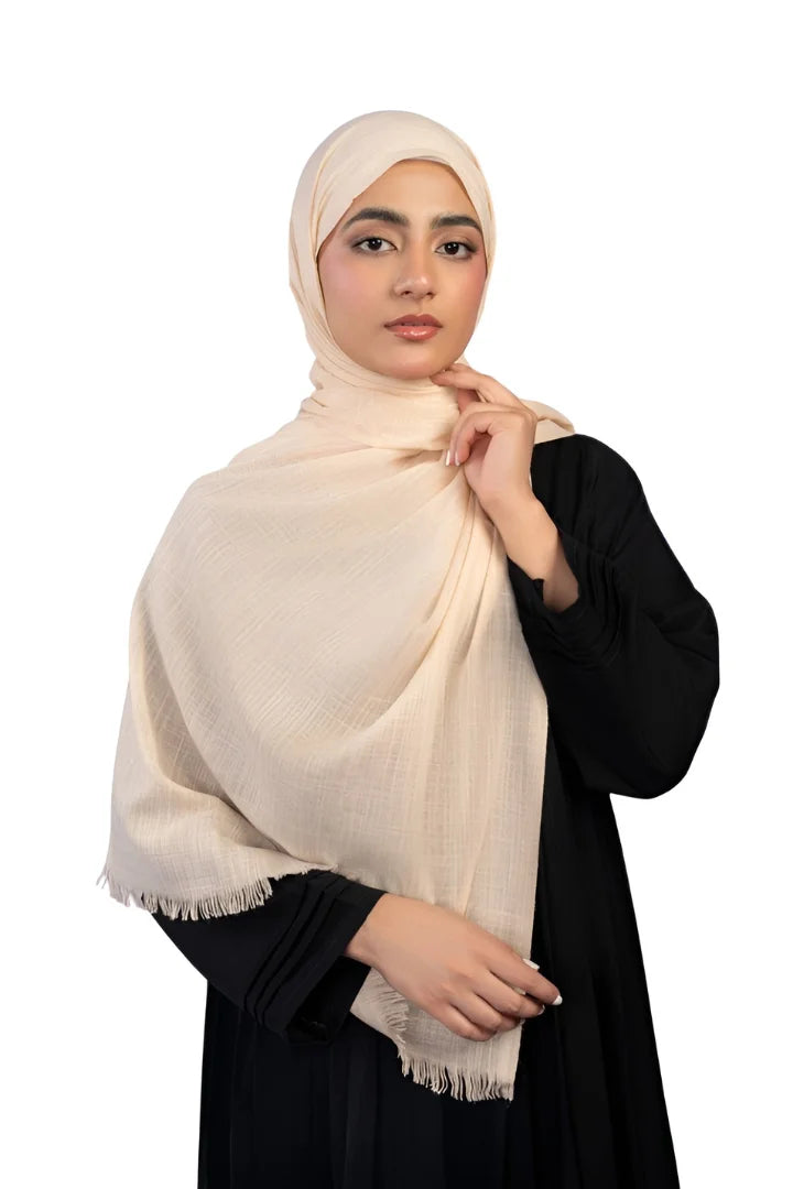 Turkish Lawn Hijab - Beige