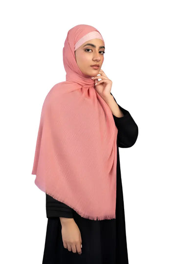 Turkish Lawn Hijab - Blush Pink